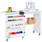 Best Choice Products Sewing Machine Table & Desk w/ Craft Storage and Trays